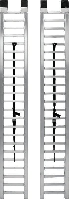 QuadBoss arched pair ramps for powersports vehicles, 12x89 inches, durable metal construction for easy loading and unloading.