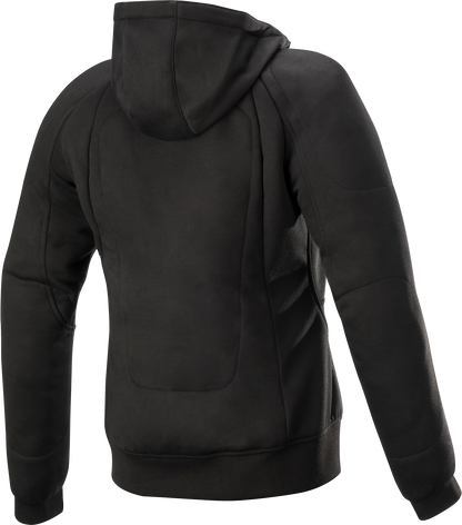 Black and pink Alpinstars women's sport jacket hoodie in 2XL, featuring a sleek design and sporty fit.