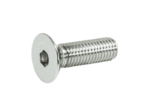 ZSPEC M10-1.5x40mm Flat-Head FHSC Fasteners, Stainless, Per Each - Howling Moto