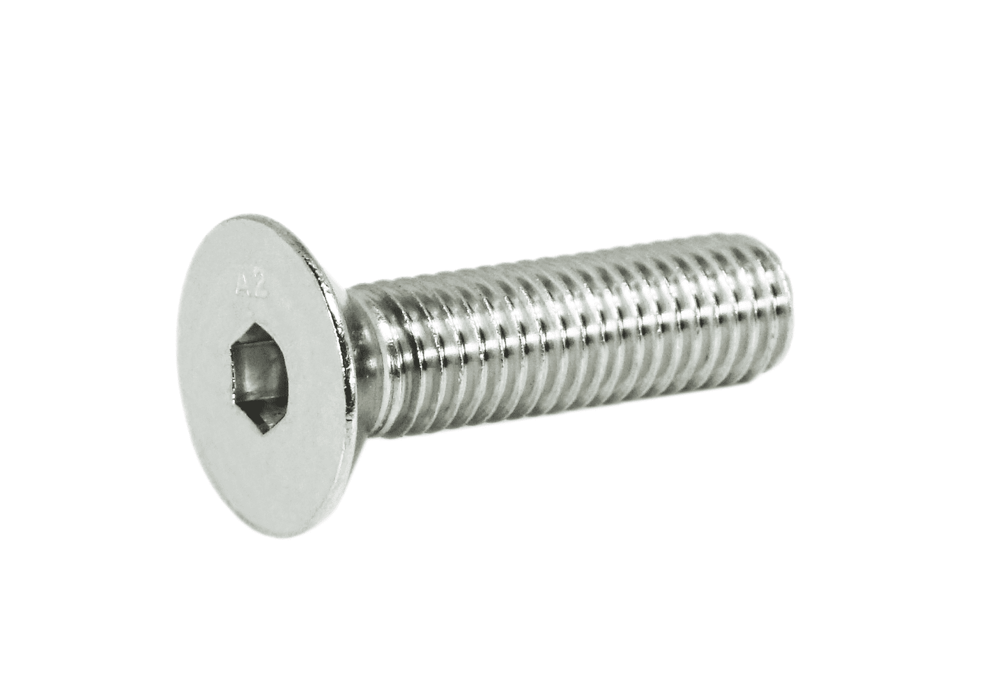 ZSPEC M10-1.5x40mm Flat-Head FHSC Fasteners, Stainless, Per Each - Howling Moto