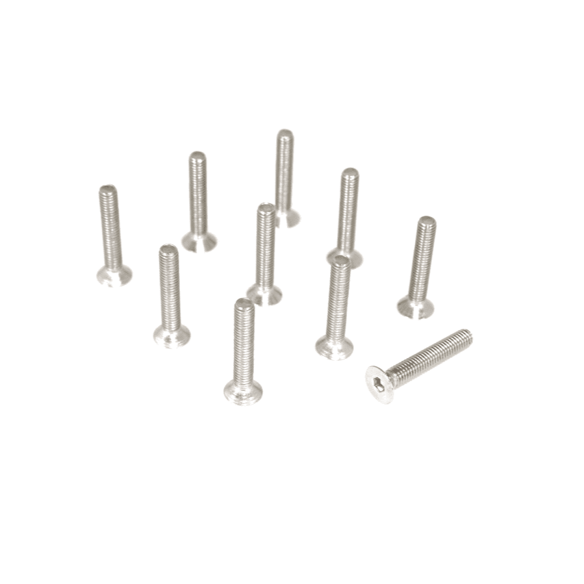 ZSPEC M3-0.5x16mm Fasteners, FHSC, Stainless SUS304, 10-Pack - Howling Moto
