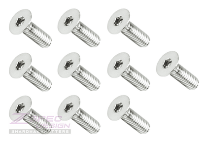 ZSPEC M4-0.7x12mm Fasteners, FHSC, Stainless Steel SUS304, 10-Pack - Howling Moto