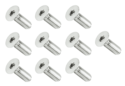 ZSPEC M4-0.7x12mm Fasteners, FHSC, Stainless Steel SUS304, 10-Pack - Howling Moto