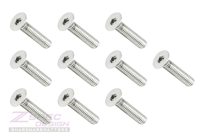 ZSPEC M4-0.7x20mm Fasteners, FHSC, Stainless Steel SUS304, 10-Pack - Howling Moto