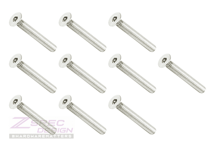 ZSPEC M4-0.7x30mm Fasteners, FHSC, Stainless Steel SUS304, 10-Pack - Howling Moto
