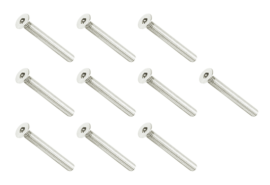 ZSPEC M4-0.7x35mm Fasteners, FHSC, Stainless Steel SUS304, 10-Pack - Howling Moto
