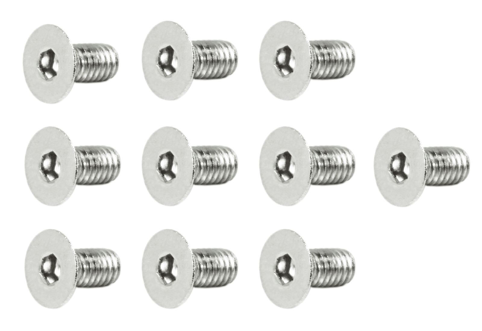 ZSPEC M4-0.7x8mm Fasteners, FHSC, Stainless Steel SUS304, 10-Pack - Howling Moto