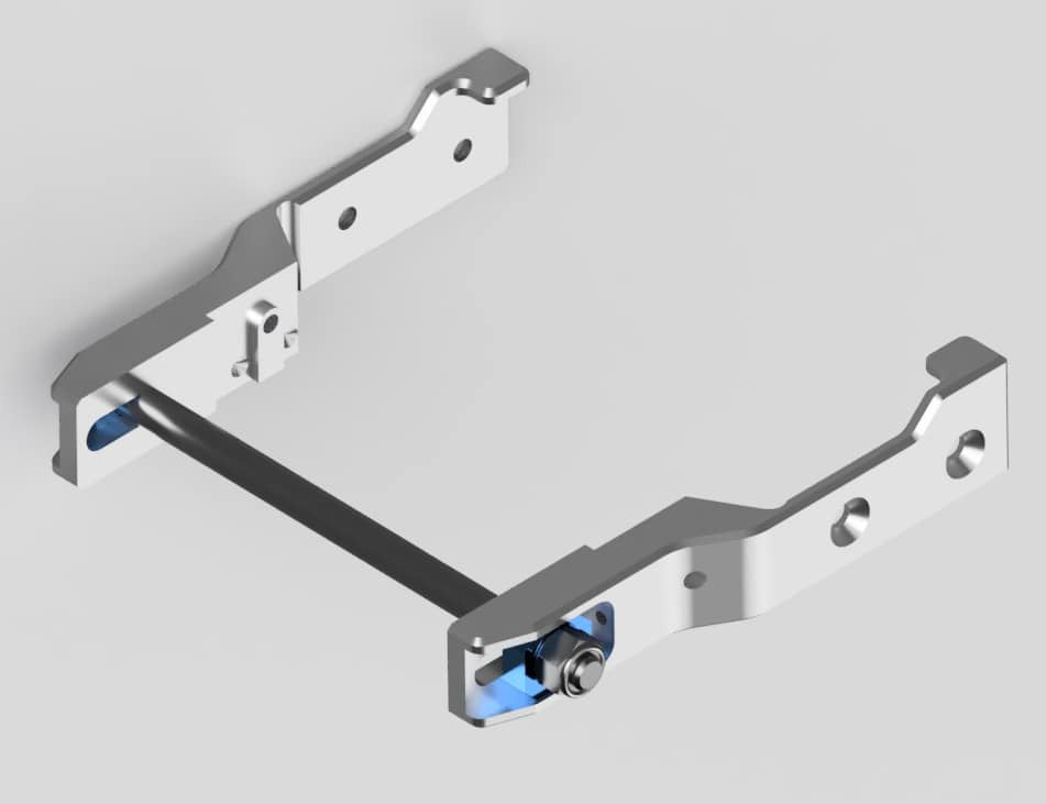 Electro & Co Razor MX500 MX650 SX500 billet aluminum swingarm extension with axle block system, adds 2-3 inch stretch for dirt bikes.