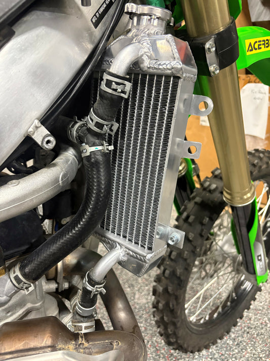 FIRE POWER, FIRE POWER TRS-R-140R Radiator Right for Kawasaki - High-Performance Aluminum Replacement