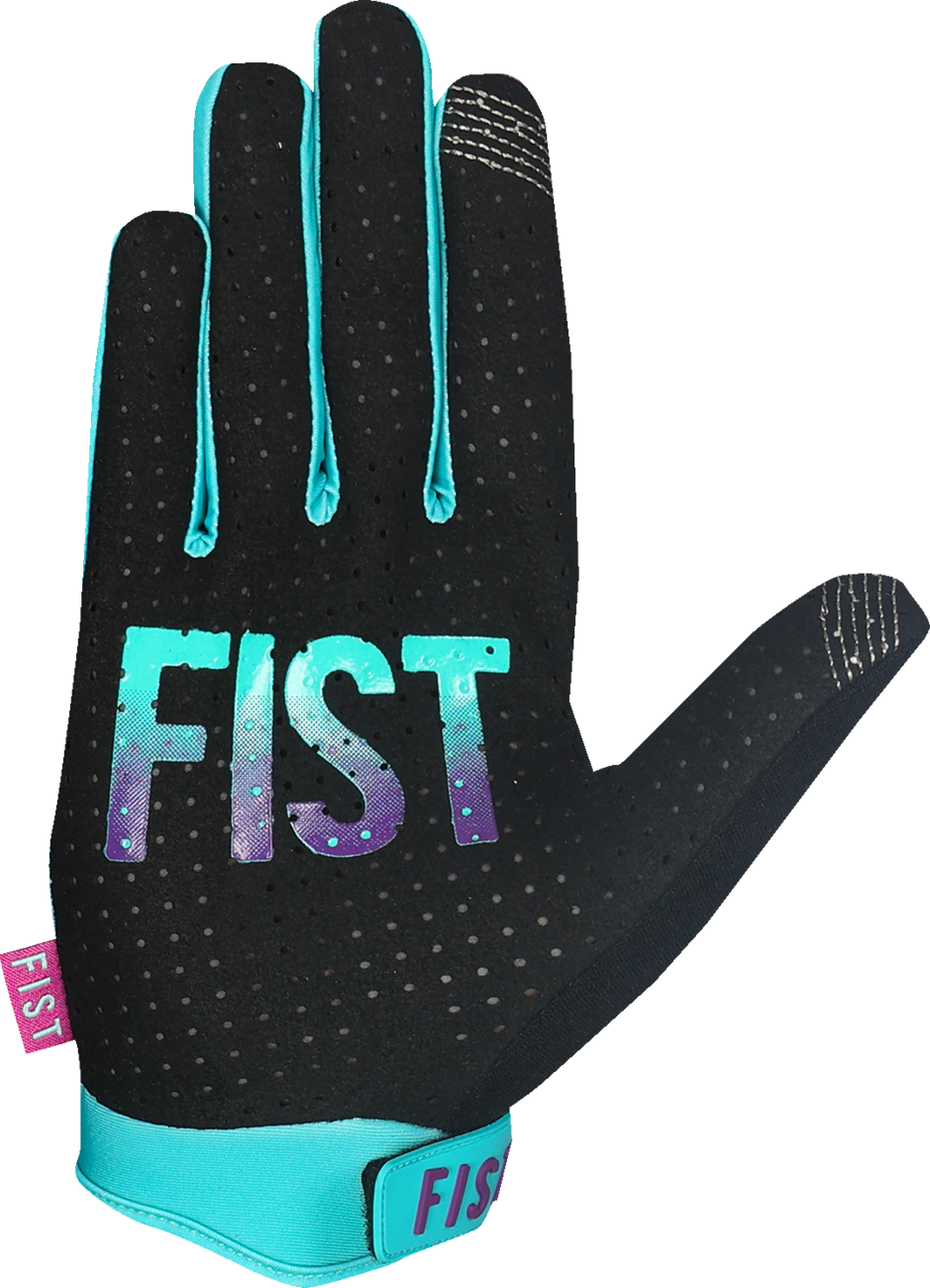FIST Handwear Breezer Gloves in violet halftone, XS with lightweight mesh and perforated Clarino palm, designed for comfort.