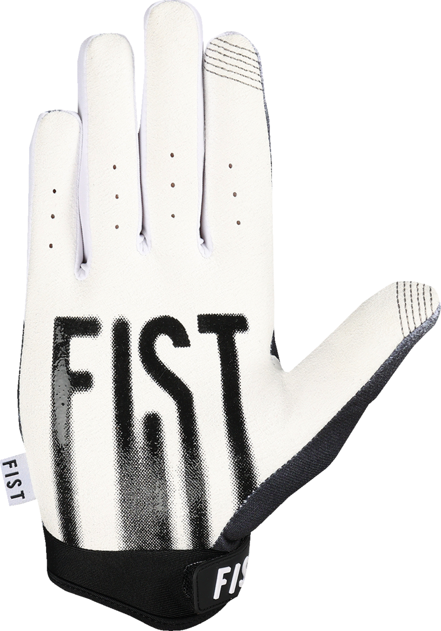 FIST HANDWEAR Strapped Blur Gloves XS with pre-curved Clarino® palm, showing superior grip and breathable design for sports use.