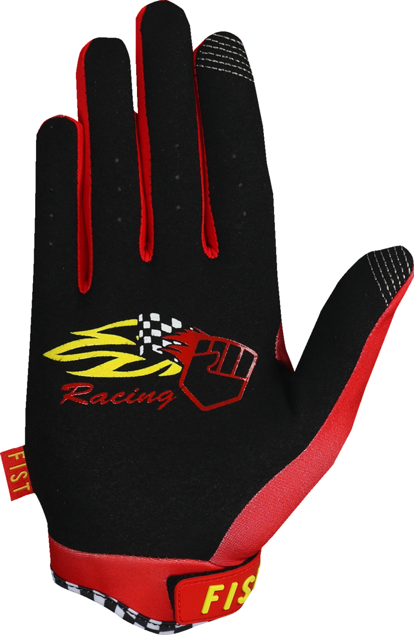 FIST HANDWEAR Strapped Pecker Gloves XL with Clarino® palm for superior grip and comfort, shown in a close-up view.