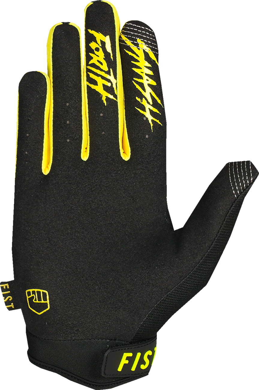 FIST Handwear Strapped Stocker Gloves - Fluoro Yellow, 2XL, Part Number F-GS-01130-2XL