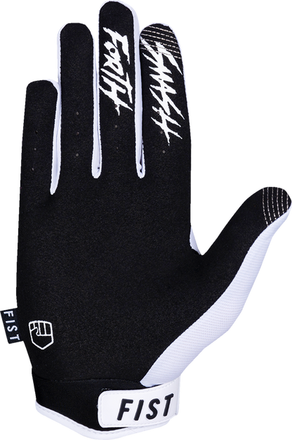 FIST HANDWEAR Strapped Stocker Gloves in panda design, XL size, featuring durable straps and padded palms for training or casual wear.