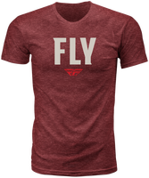 Fly Racing FLY Tee Red - Howling Moto