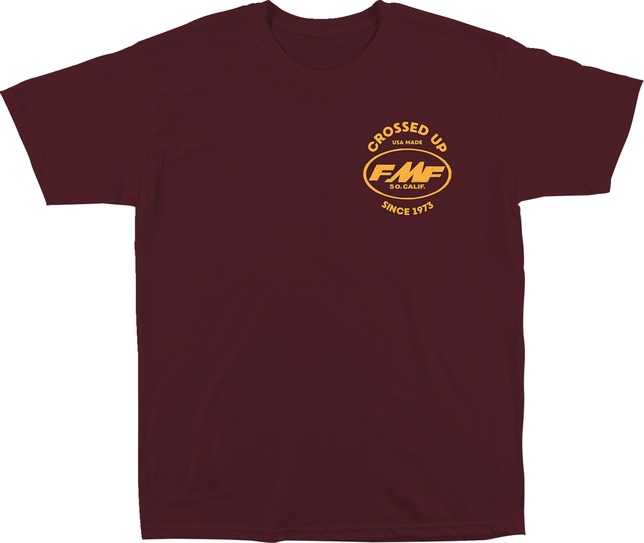 FMF Crossed Up T-Shirt - Maroon, Medium - SP24118901MRNMD