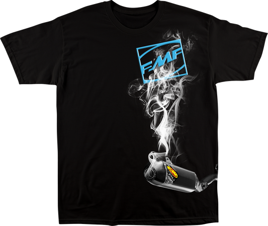 FMF Boxcage T-Shirt for Men in black, 2XL, soft spun cotton with large graphic print, casual and comfortable men's t-shirt