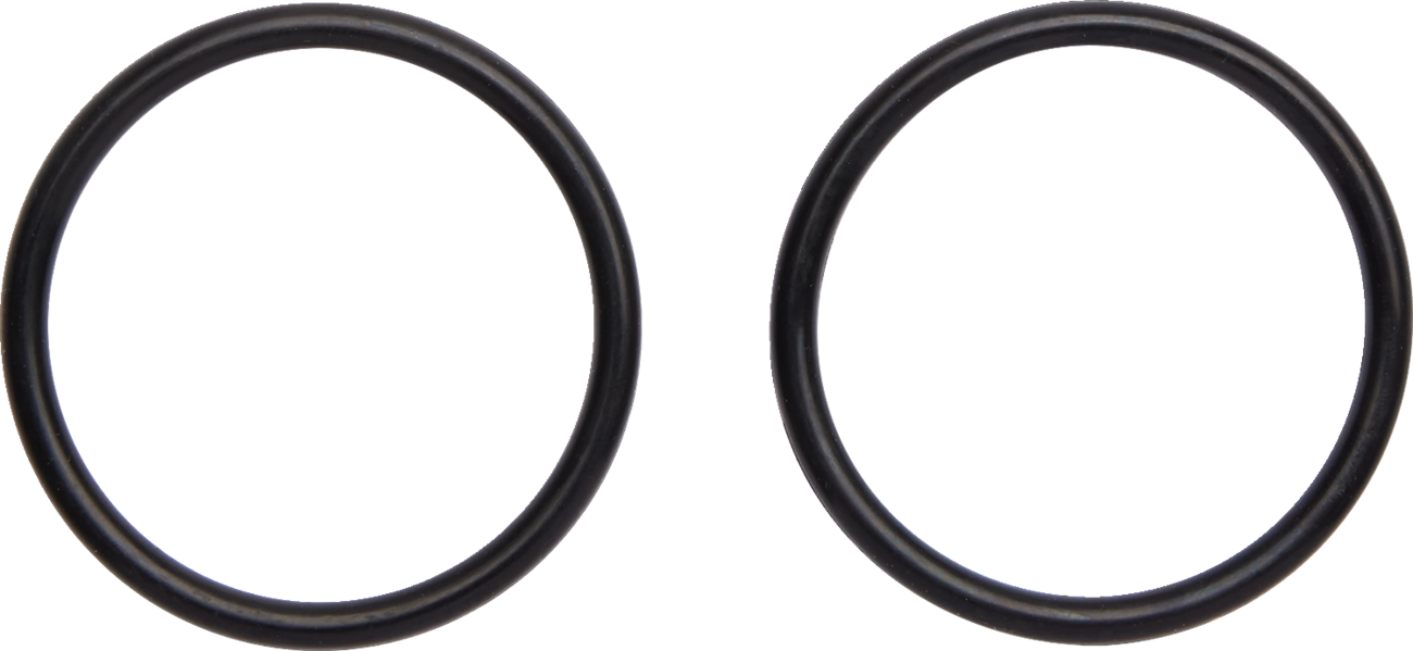 FMF exhaust O-rings 014885 for motorcycle exhaust systems, high-performance sealing solution, black rubber rings.