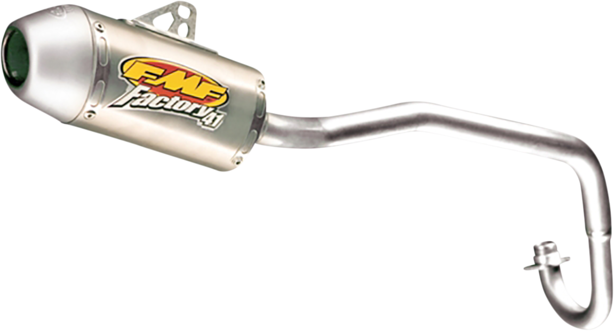 FMF Factory 4.1 Exhaust System for Motorcycles - Anodized Titanium and Stainless Steel 042381