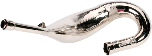 FMF Fatty Pipe 020018 motorcycle exhaust pipe for improved motorcycle performance, shown on a dirt bike.