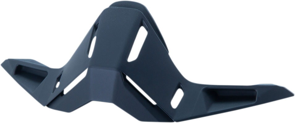 FMF PowerBomb Nose Guard in black, motorcycle protective gear with secure fit, designed for safety and durability.