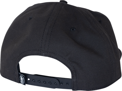 FMF Hometown Hat Black SP25196910BLK by FMF - Classic 5 Panel Snapback with Embroidered Logo
