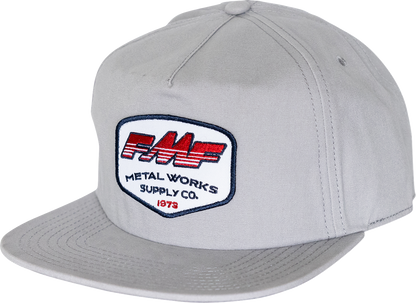 FMF Supplier Hat Gray SU25196907GRY - Classic Damask Woven Label Cap