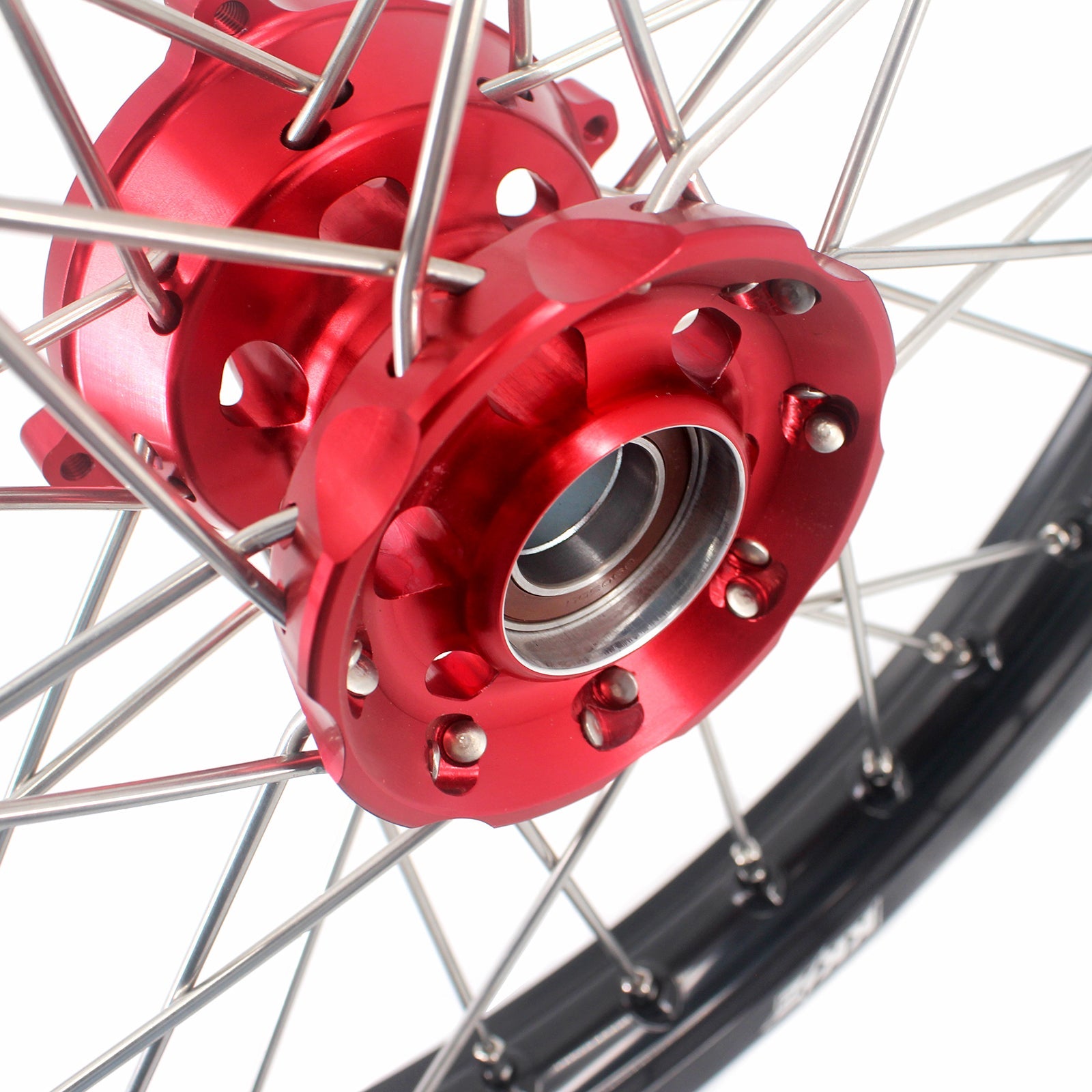 KKE 17/14 Factory Size Kids Big Wheels Rims Fit KTM SX 85 2025 Red - Howling Moto