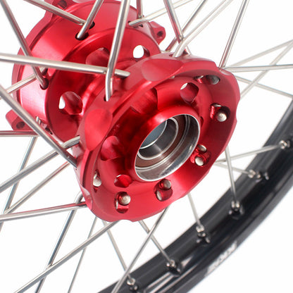 KKE 17/14 Factory Size Kids Big Wheels Rims Fit KTM SX 85 2025 Red - Howling Moto
