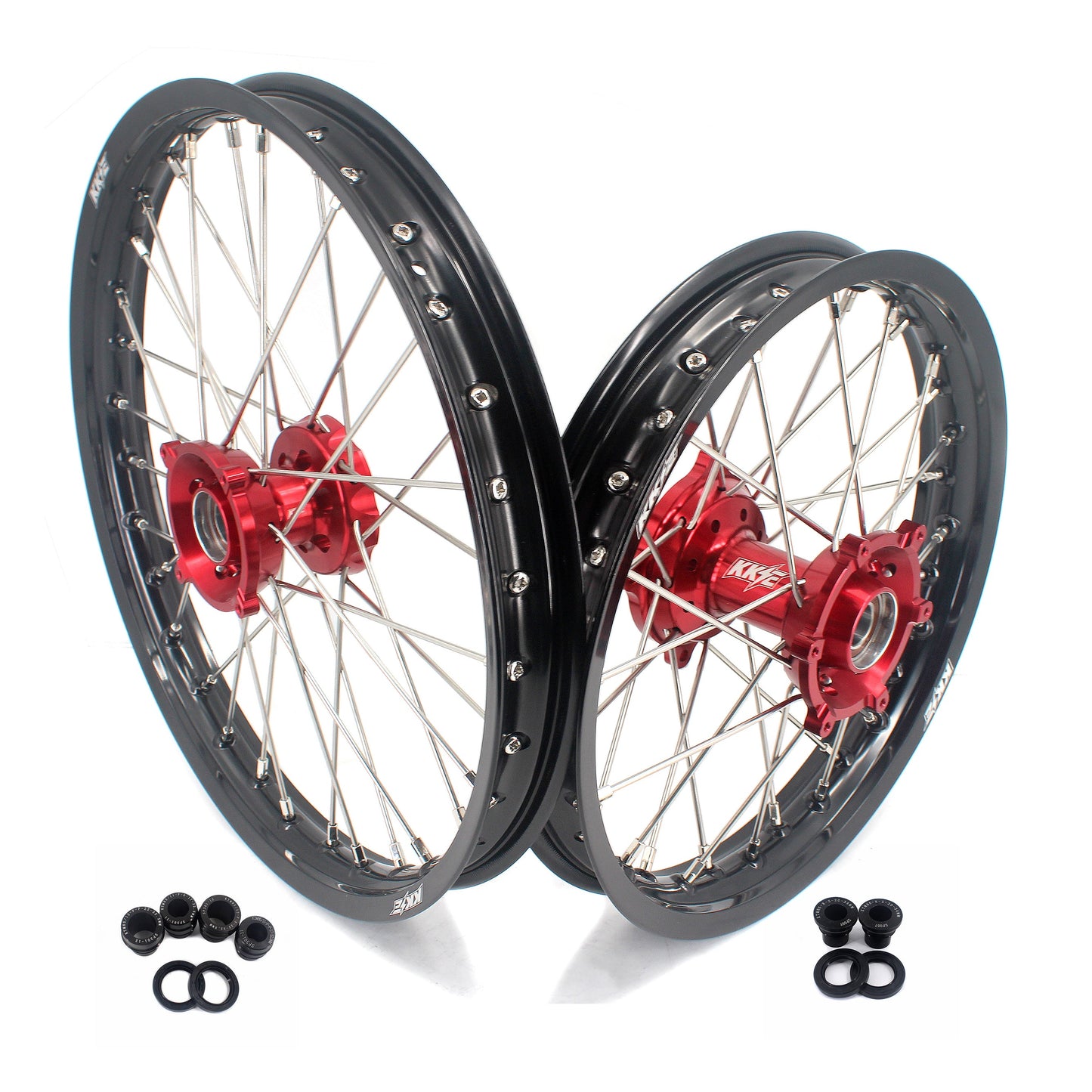 KKE 17/14 Factory Size Kids Big Wheels Rims Fit KTM SX 85 2025 Red - Howling Moto