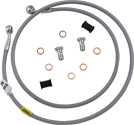 GBRAKES hydraulic clutch line for GSF 1200 Bandit motorcycle, durable and flexible clutch hydraulic line with fittings.