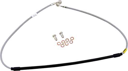 GBRAKES stainless steel brake line kit for bikes, enhances stopping power with durable, flexible brake hoses and fittings.