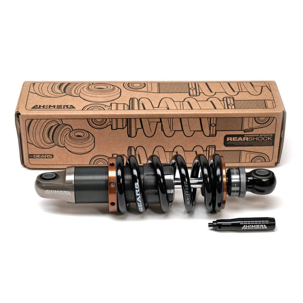 Chimera Sports Racing Rear Coilover Shock - Honda Grom 125 (ALL YEARS) - Howling Moto