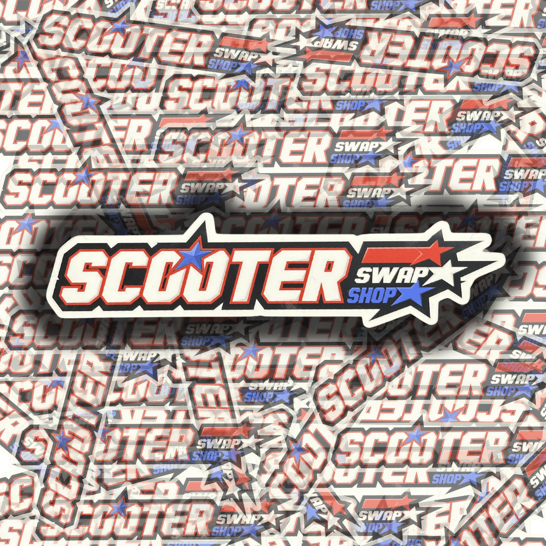 "GI GO" Scooter Swap Shop Sticker - Howling Moto