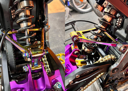 Heavy Hitter Titanium Suspension Hardware - Howling Moto