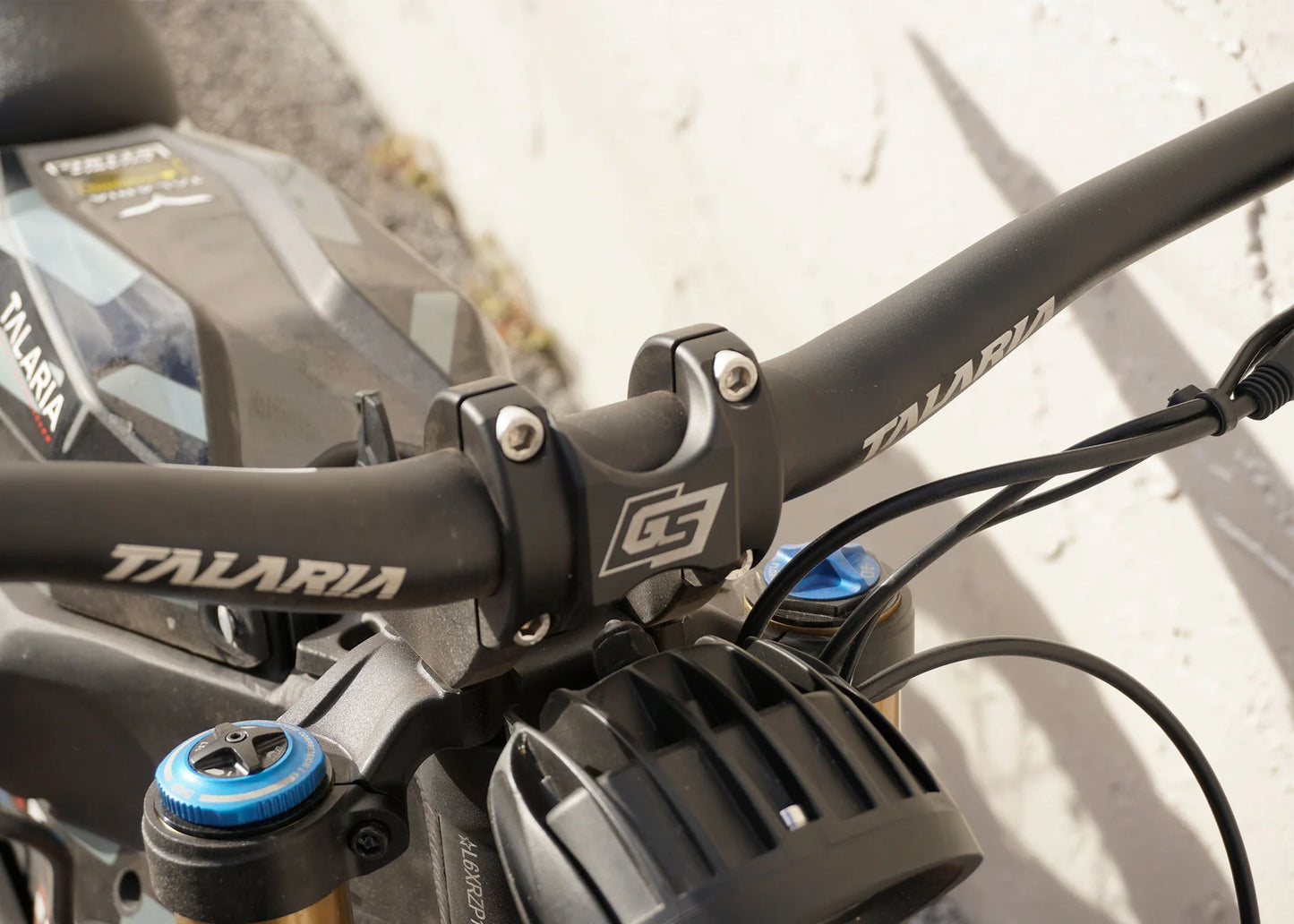 Heavy Hitter Direct Mount Stem Riser for E-Bikes, 2" Rise, for 31.8mm Bars - Howling Moto
