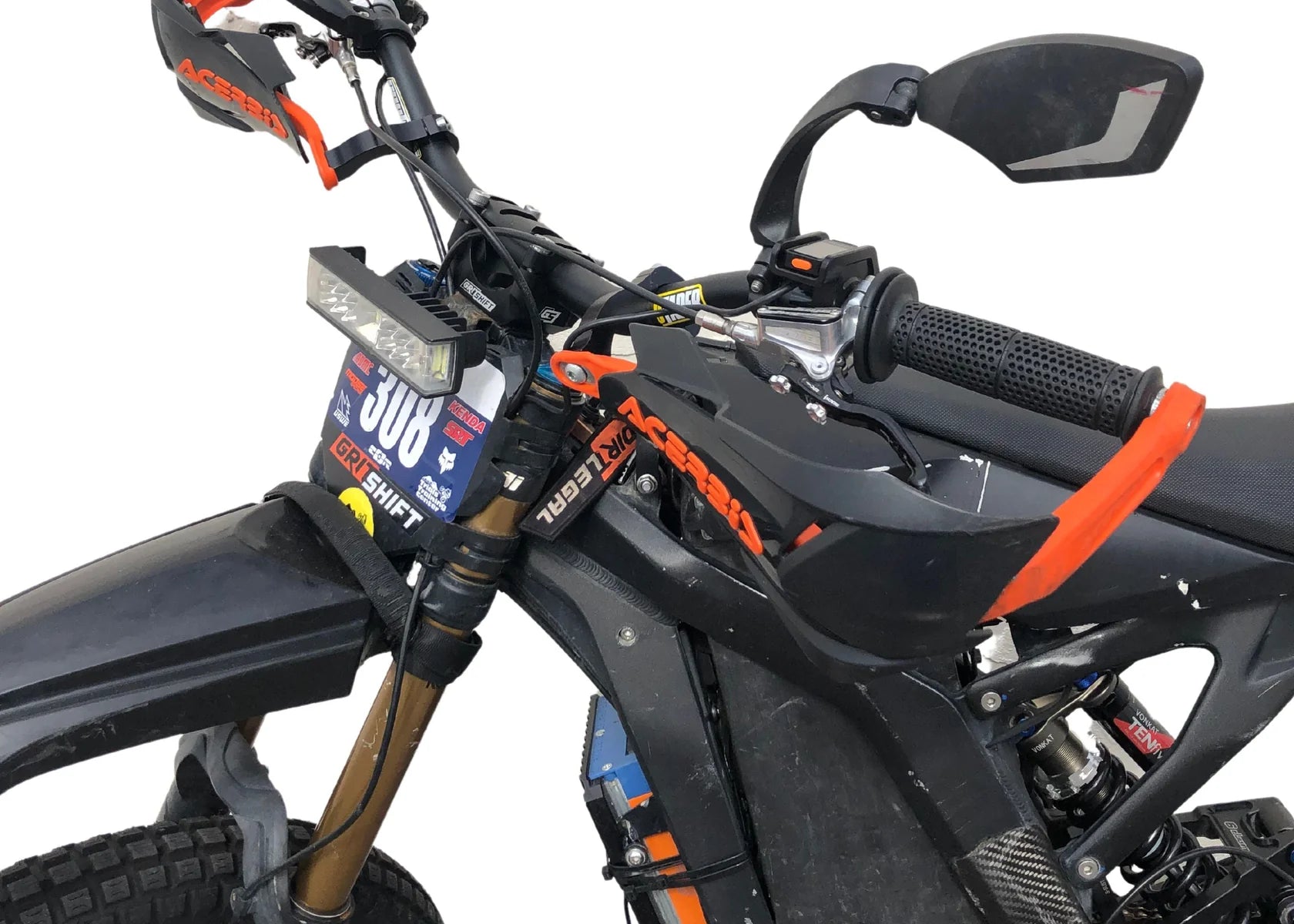 Heavy Hitter MX Direct Mount Riser Fat Bar 1 1/8" Clamp - Howling Moto