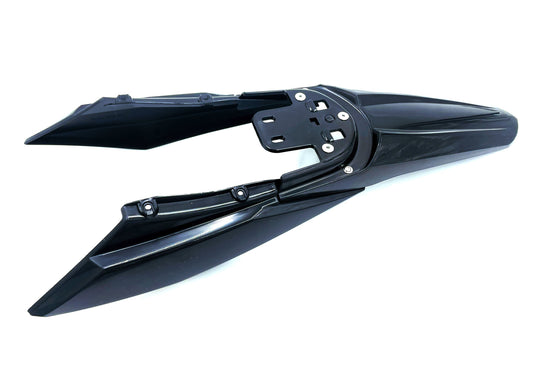 GritShift Extended Rear Fender V2 W/Side Shrouds - Howling Moto