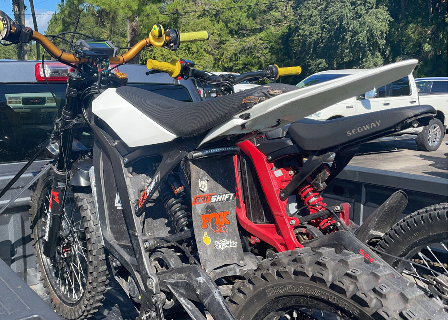 GritShift Sur Ron & Segway LED Tail Light Mount (w/ Mud Guard Mount) - Howling Moto
