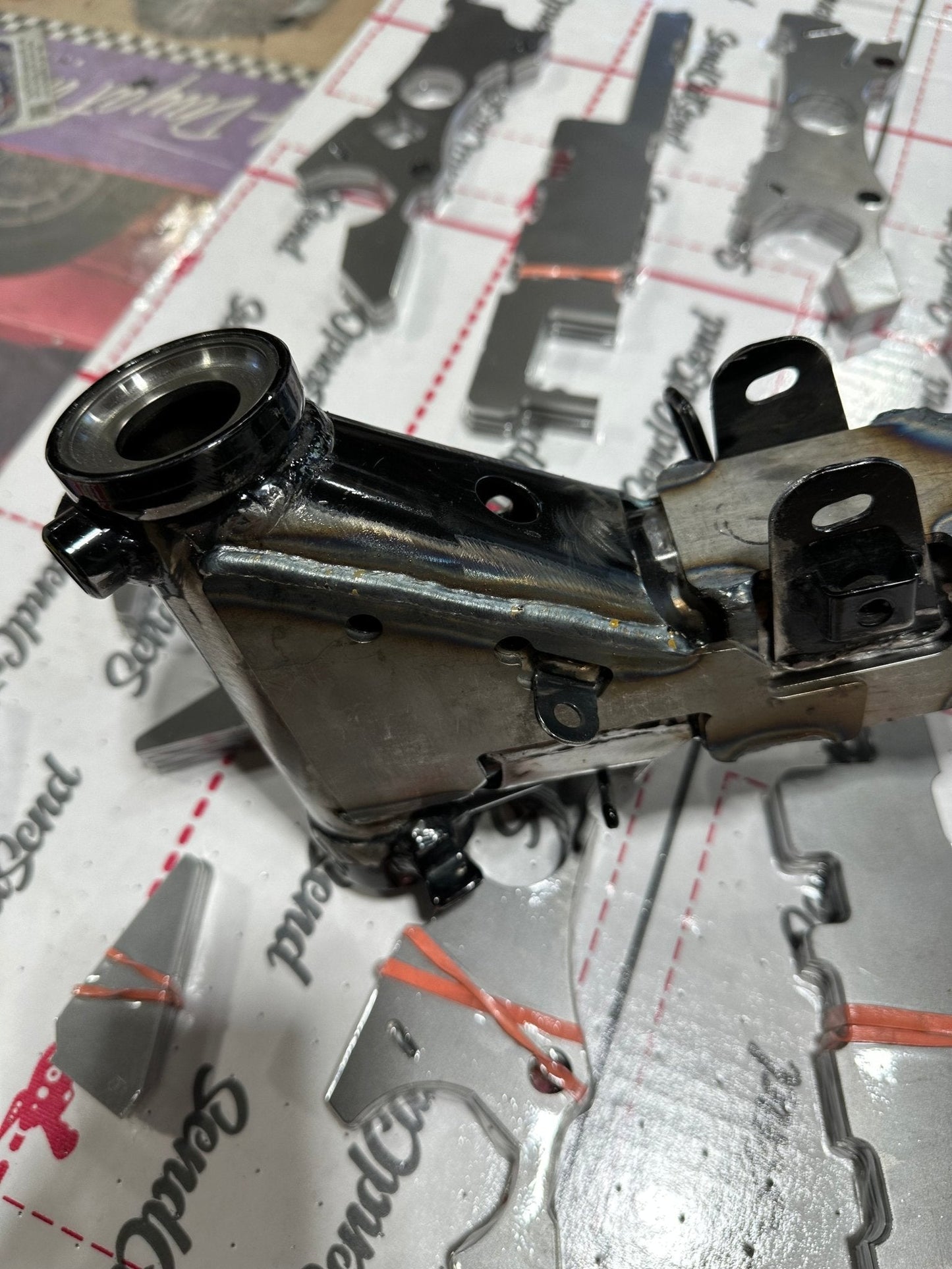 GROM OG/SF ('14-'20) Frame reinforcement gussets - Howling Moto