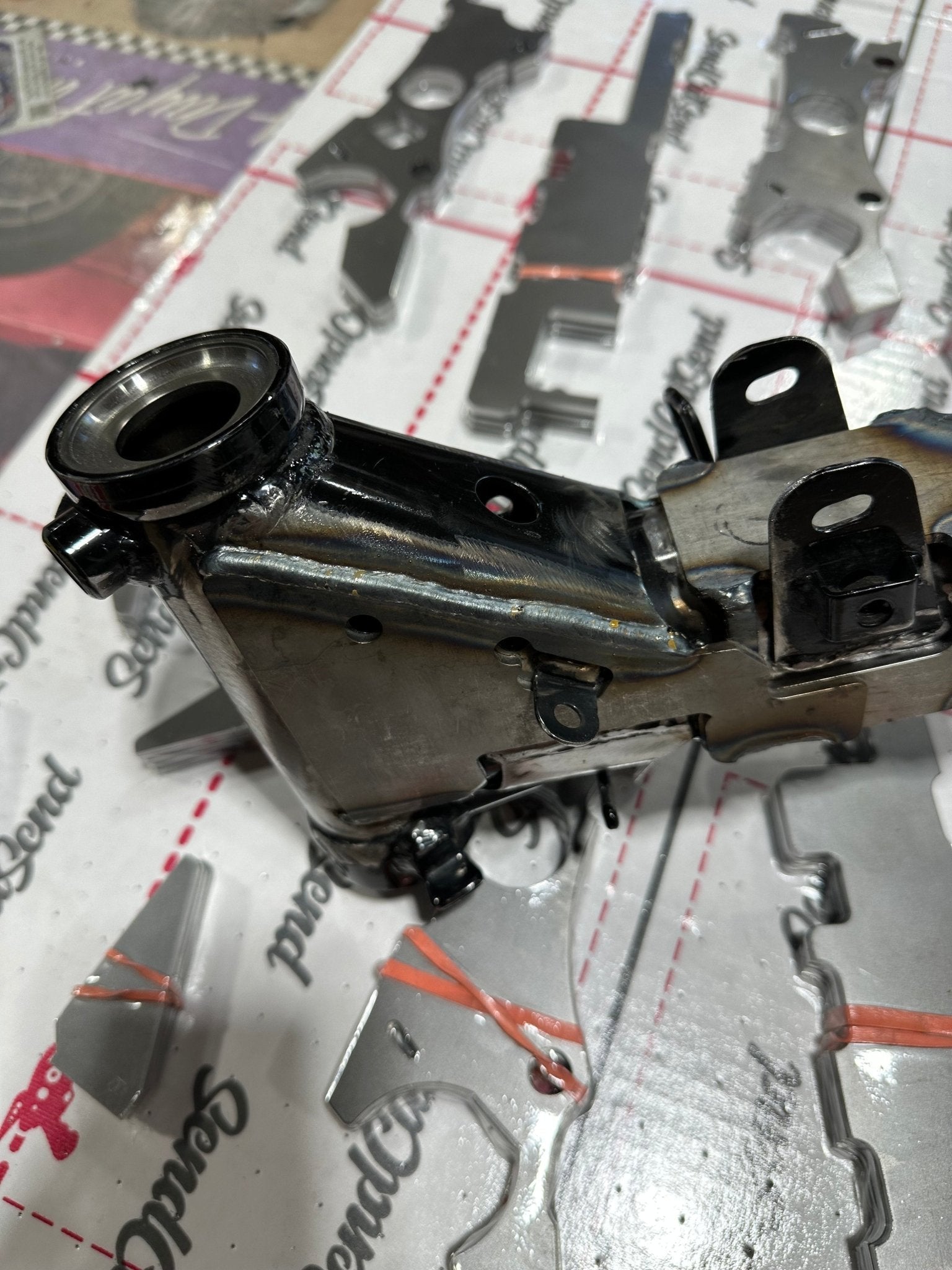 GROM OG/SF ('14-'20) Frame reinforcement gussets - Howling Moto