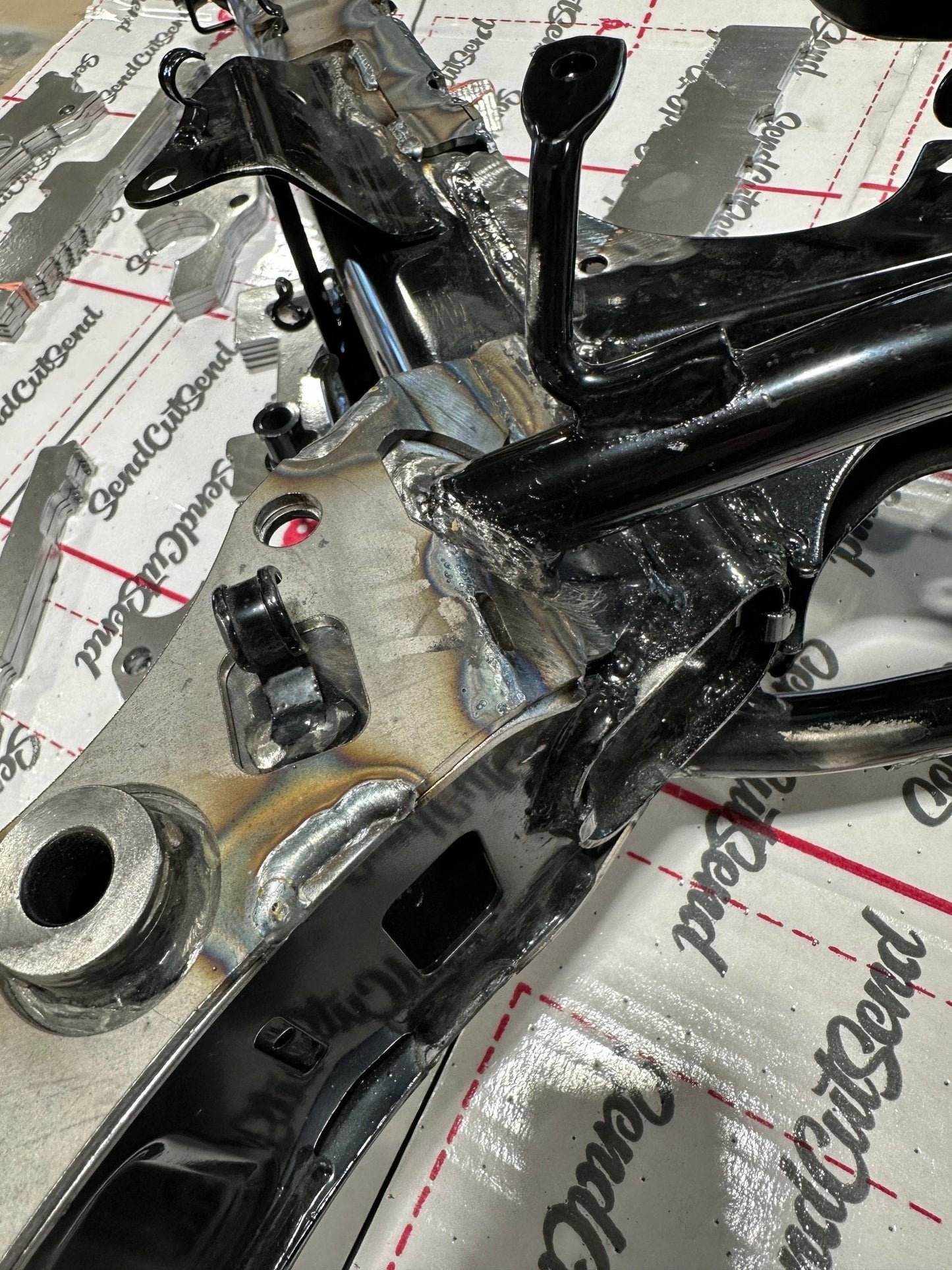 GROM OG/SF ('14-'20) Frame reinforcement gussets - Howling Moto