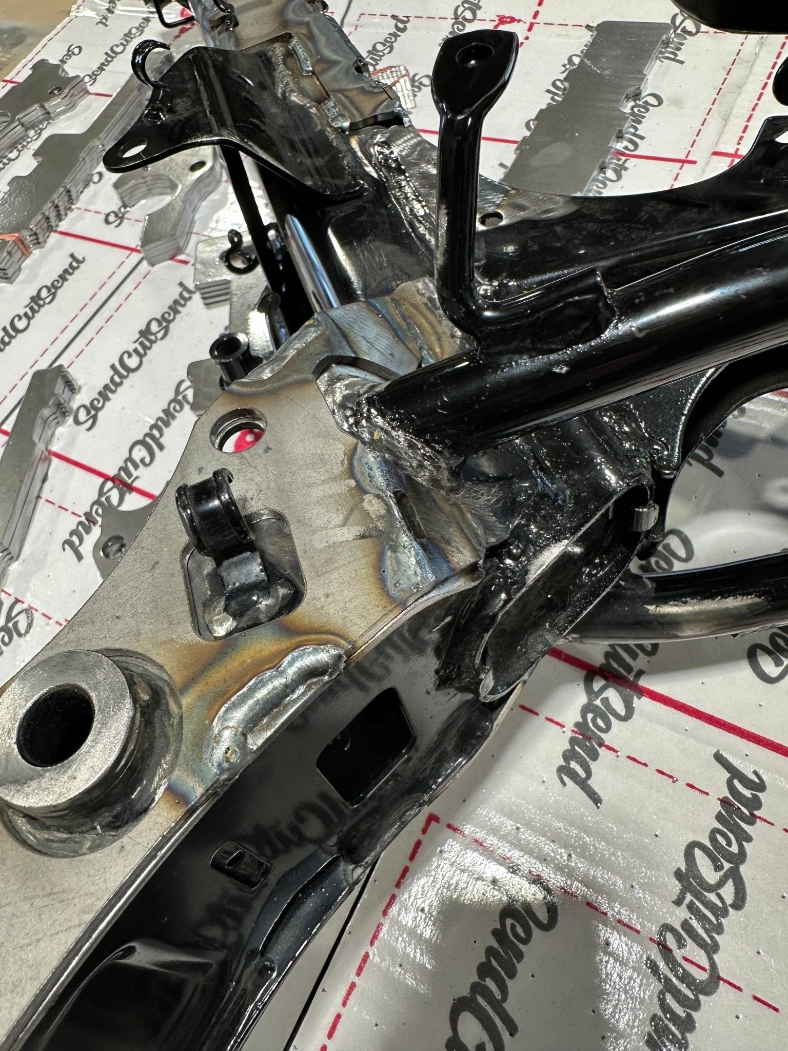 GROM OG/SF ('14-'20) Frame reinforcement gussets - Howling Moto