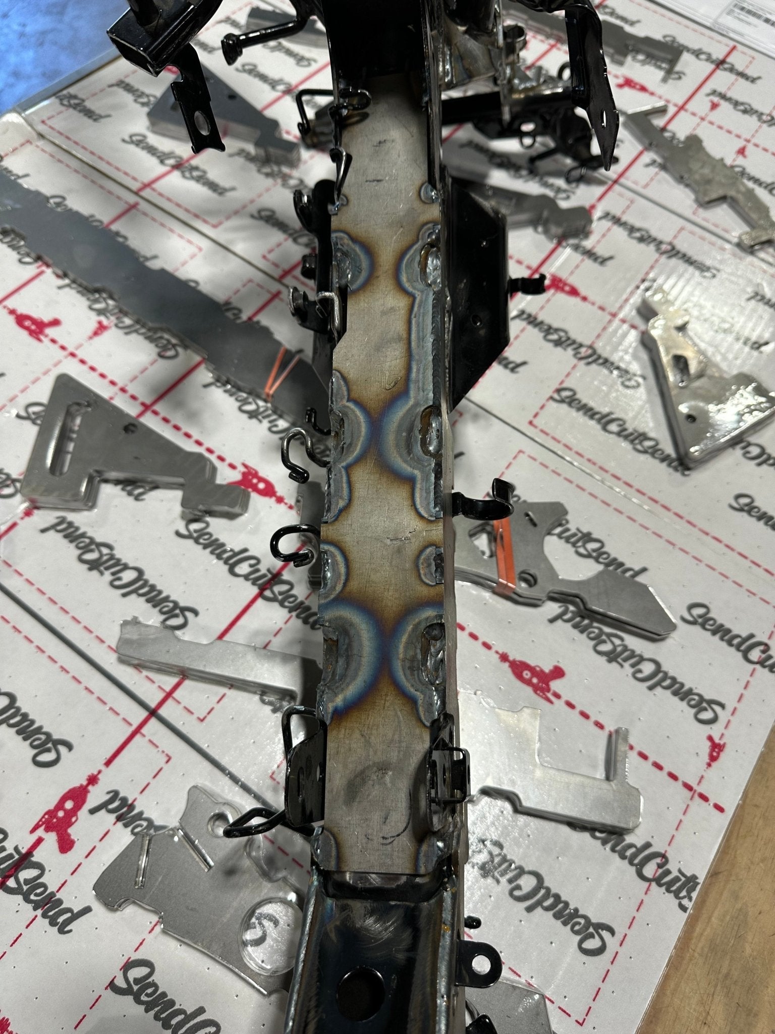 GROM OG/SF ('14-'20) Frame reinforcement gussets - Howling Moto