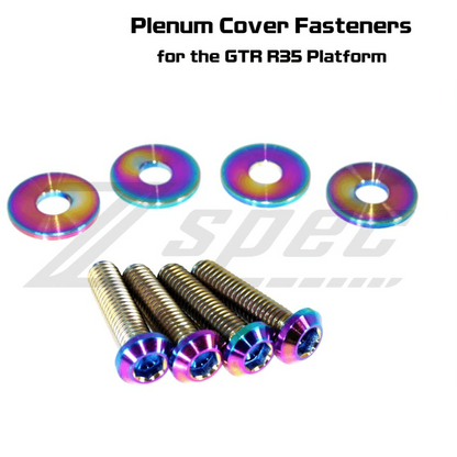 ZSPEC Stage-3 Dress Up Bolts® Fastener Kit for '09-23 Nissan GTR (R35), Titanium - Howling Moto