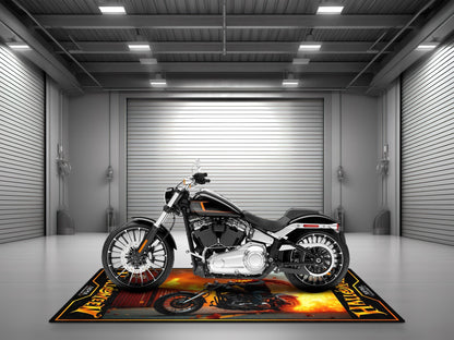 Halloween Special: Spooky Style Motorcycle Mat – Limited Edition! - Howling Moto