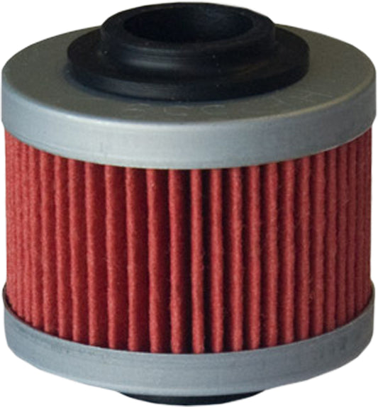 HIFLOFILTRO HF559 motorcycle oil filter showing the brand and high-performance design for motorcycle engine protection