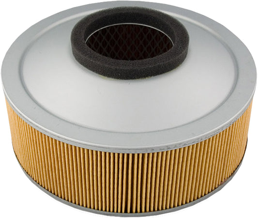 HIFLOFILTRO HFA2801 air filter for high-performance engines, showing a clean, cylindrical engine air filter with brand logo.