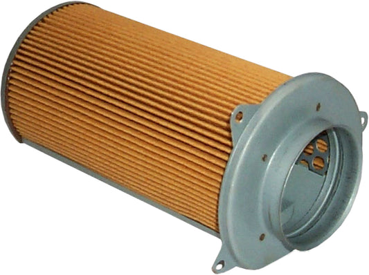 HIFLOFILTRO HFA3606 air filter for high-performance engines showing the rectangular filter element with brand logo