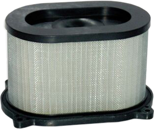 Hiflofiltro HFA3609 air filter for high-performance engines, showing the clean, rectangular filter element with branding details.